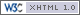W3C XHTML 1.0 valid!